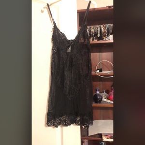 Black lacy chemise/babydoll